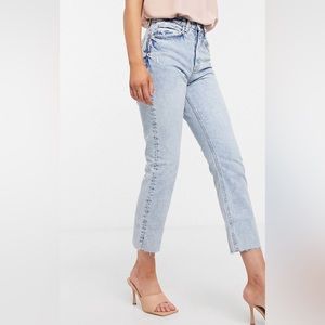 Mango Raw Hem Jeans